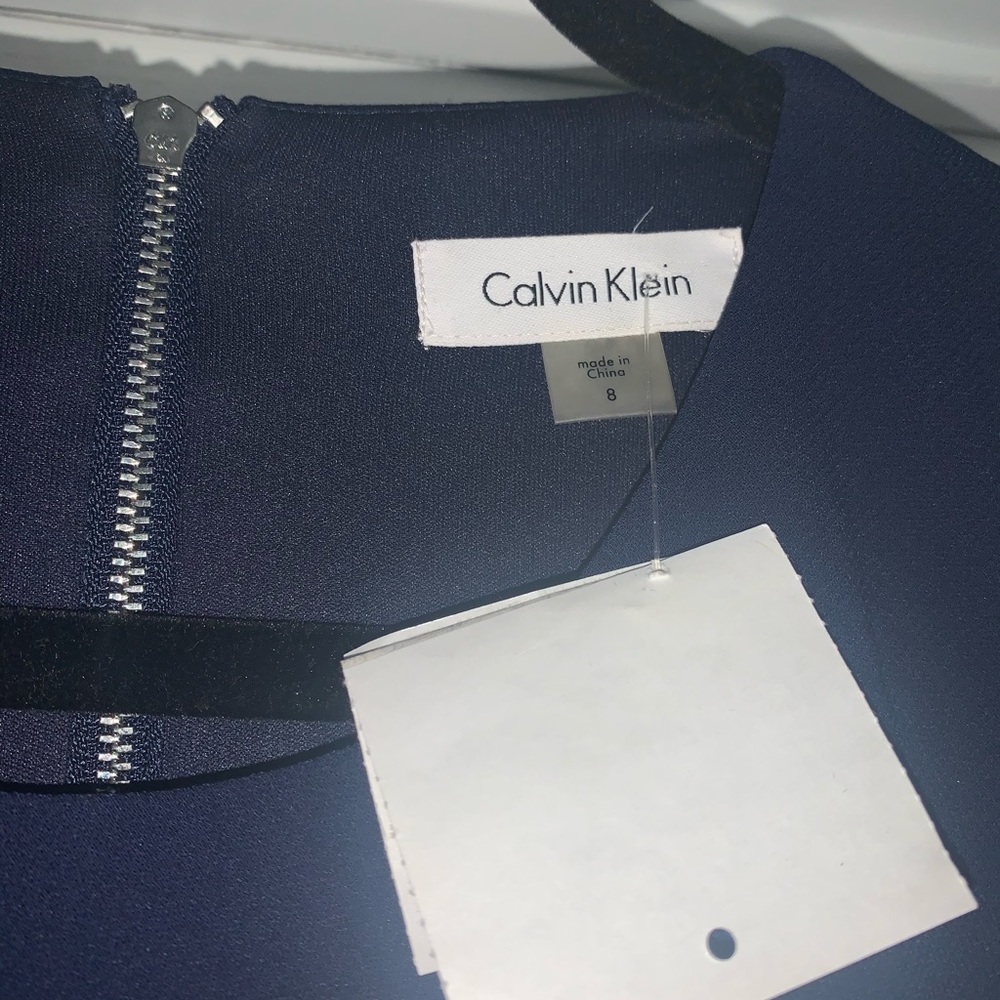 Calvin Klein Navy Gown